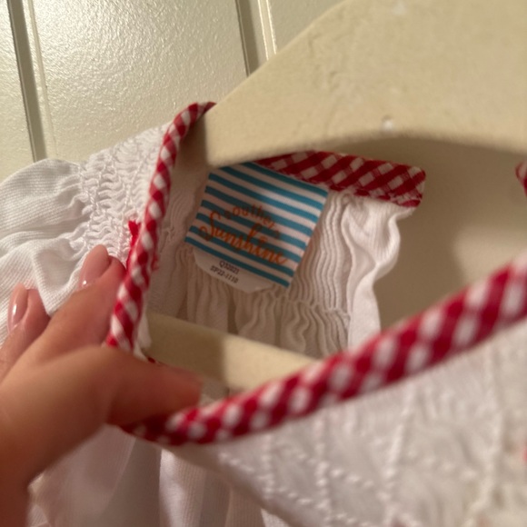 Smocked Valentines Shirt (no bottoms) - Picture 3 of 6